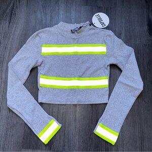 Capsule dolls kill reflective crop top